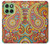 S3402 Floral Paisley Seamless Etui Coque Housse pour Motorola Edge 60
