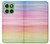 S3507 Coloré Arc-en-ciel pastel Etui Coque Housse pour Motorola Edge 60