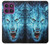 S0752 Feu bleu Loup Etui Coque Housse pour Motorola Edge 60 Pro