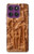 S1307 Poissons Sculpture sur bois imprimé graphique Etui Coque Housse pour Motorola Edge 60 Pro