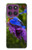 S1565 Oiseau bleu de bonheur Bleu Oiseau Etui Coque Housse pour Motorola Edge 60 Pro