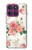 S1859 Motif Rose Etui Coque Housse pour Motorola Edge 60 Pro