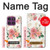 S1859 Motif Rose Etui Coque Housse pour Motorola Edge 60 Pro