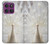 S1980 blanc Paon Etui Coque Housse pour Motorola Edge 60 Pro