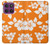 S2245 Hawai Hibiscus Motif orange Etui Coque Housse pour Motorola Edge 60 Pro
