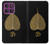 S2331 Feuille d'or bouddhiste Symbole de l'OM Etui Coque Housse pour Motorola Edge 60 Pro