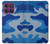 S2958 Armée Bleu Camo Camouflage Etui Coque Housse pour Motorola Edge 60 Pro