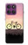 S3252 vélo Coucher de soleil Etui Coque Housse pour Motorola Edge 60 Pro