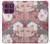 S3716 Motif floral rose Etui Coque Housse pour Motorola Edge 60 Pro