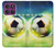S3844 Ballon de football de football rougeoyant Etui Coque Housse pour Motorola Edge 60 Pro