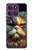 S3971 Chat peint en couleur Etui Coque Housse pour Motorola Edge 60 Pro