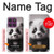 S3978 Bébé panda mignon Etui Coque Housse pour Motorola Edge 60 Pro