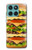S0790 Hamburger Etui Coque Housse pour Motorola Edge 60 Fusion