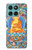 S1256 Peinture Bouddha Etui Coque Housse pour Motorola Edge 60 Fusion