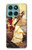S1420 Saraswati déesse hindoue Etui Coque Housse pour Motorola Edge 60 Fusion