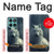 S1516 Loup blanc Etui Coque Housse pour Motorola Edge 60 Fusion