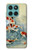 S1654 Carpe Koï poisson Peinture Art Etui Coque Housse pour Motorola Edge 60 Fusion