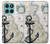 S1962 Graphique nautique Etui Coque Housse pour Motorola Edge 60 Fusion