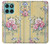 S2229 Fleurs millésimé Etui Coque Housse pour Motorola Edge 60 Fusion