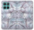 S2316 Bleu foncé Marbre Texture graphique Imprimer Etui Coque Housse pour Motorola Edge 60 Fusion