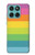 S2363 Arc en ciel Motif Etui Coque Housse pour Motorola Edge 60 Fusion
