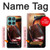 S2396 Rouge Bouteille de vin et le verre Etui Coque Housse pour Motorola Edge 60 Fusion