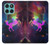S2486 Arc en ciel espace de nébuleuse Licorne Etui Coque Housse pour Motorola Edge 60 Fusion