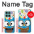S2521 Nerd Mignon Chouette Dessin animé Etui Coque Housse pour Motorola Edge 60 Fusion