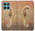S2674 Hippocampe squelette Fossile Etui Coque Housse pour Motorola Edge 60 Fusion