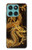 S2804 Dragon d'or imprimé chinois Etui Coque Housse pour Motorola Edge 60 Fusion