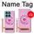 S2847 Rose Rétro téléphone Rotatif Etui Coque Housse pour Motorola Edge 60 Fusion