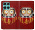 S3023 Japon Bonne chance Daruma Poupée Etui Coque Housse pour Motorola Edge 60 Fusion
