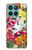 S3205 Fleurs Art Retro Etui Coque Housse pour Motorola Edge 60 Fusion