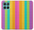 S3678 Vertical arc-en-ciel coloré Etui Coque Housse pour Motorola Edge 60 Fusion