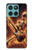 S3984 Squelette de feu jouant de la guitare Etui Coque Housse pour Motorola Edge 60 Fusion