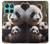 S4008 Famille de pandas Etui Coque Housse pour Motorola Edge 60 Fusion