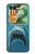 S0830 Requin blanc Etui Coque Housse pour Motorola Razr 70+,60+, Razr+ (2026, 2025, 2024)