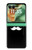 S1946 Sir Mustache Minimalisme Etui Coque Housse pour Motorola Razr 70+,60+, Razr+ (2026, 2025, 2024)
