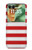 S2364 Rouge et blanc rayé Etui Coque Housse pour Motorola Razr 70+,60+, Razr+ (2026, 2025, 2024)