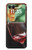 S2396 Rouge Bouteille de vin et le verre Etui Coque Housse pour Motorola Razr 70+,60+, Razr+ (2026, 2025, 2024)