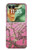S2449 Fleur rose Amandier Van Gogh Etui Coque Housse pour Motorola Razr 70+,60+, Razr+ (2026, 2025, 2024)
