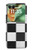 S2492 Noir et blanc Damier Etui Coque Housse pour Motorola Razr 70+,60+, Razr+ (2026, 2025, 2024)