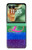 S2900 Arc en ciel LGBT Fierté lesbienne Drapeau Etui Coque Housse pour Motorola Razr 60, Razr 2025