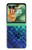 S3047 Vert Sirène écailles de poisson Etui Coque Housse pour Motorola Razr 70+,60+, Razr+ (2026, 2025, 2024)