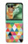 S3049 Triangles Couleurs vibrantes Etui Coque Housse pour Motorola Razr 70+,60+, Razr+ (2026, 2025, 2024)