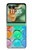 S3235 Mélange aquarelle Etui Coque Housse pour Motorola Razr 70+,60+, Razr+ (2026, 2025, 2024)