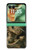 S3358 Vincent Van Gogh Skeleton cigarette Etui Coque Housse pour Motorola Razr 70+,60+, Razr+ (2026, 2025, 2024)