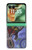 S3387 Platypus Art aborigène d'Australie Etui Coque Housse pour Motorola Razr 70+,60+, Razr+ (2026, 2025, 2024)