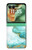 S3399 Vert Marbre Imprimer Graphique Etui Coque Housse pour Motorola Razr 70+,60+, Razr+ (2026, 2025, 2024)