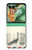 S3551 Art de l'millésimé de la poste enveloppe aérienne Etui Coque Housse pour Motorola Razr 70+,60+, Razr+ (2026, 2025, 2024)